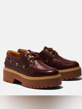Timberland Women's Stone Street Platform Boat Shoe   New In Box Unopened